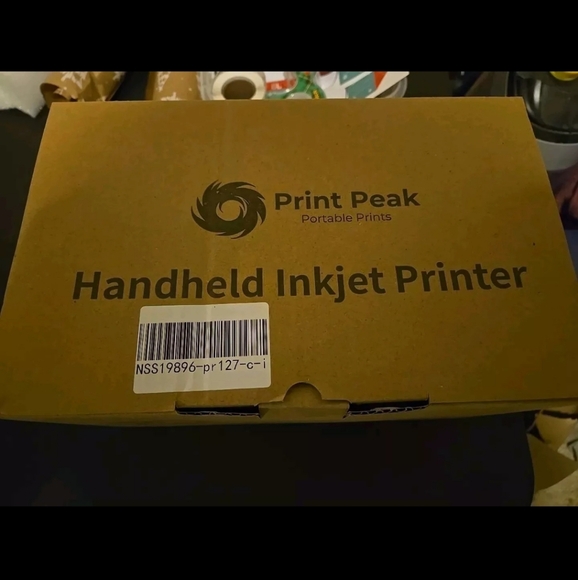 PRINT PEAK Handheld Inkjet Printer with 4.3 Inch Touch Screen Portable Printer - Picture 1 of 3